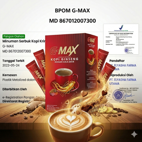 Gmax Kopi Caramel Premium