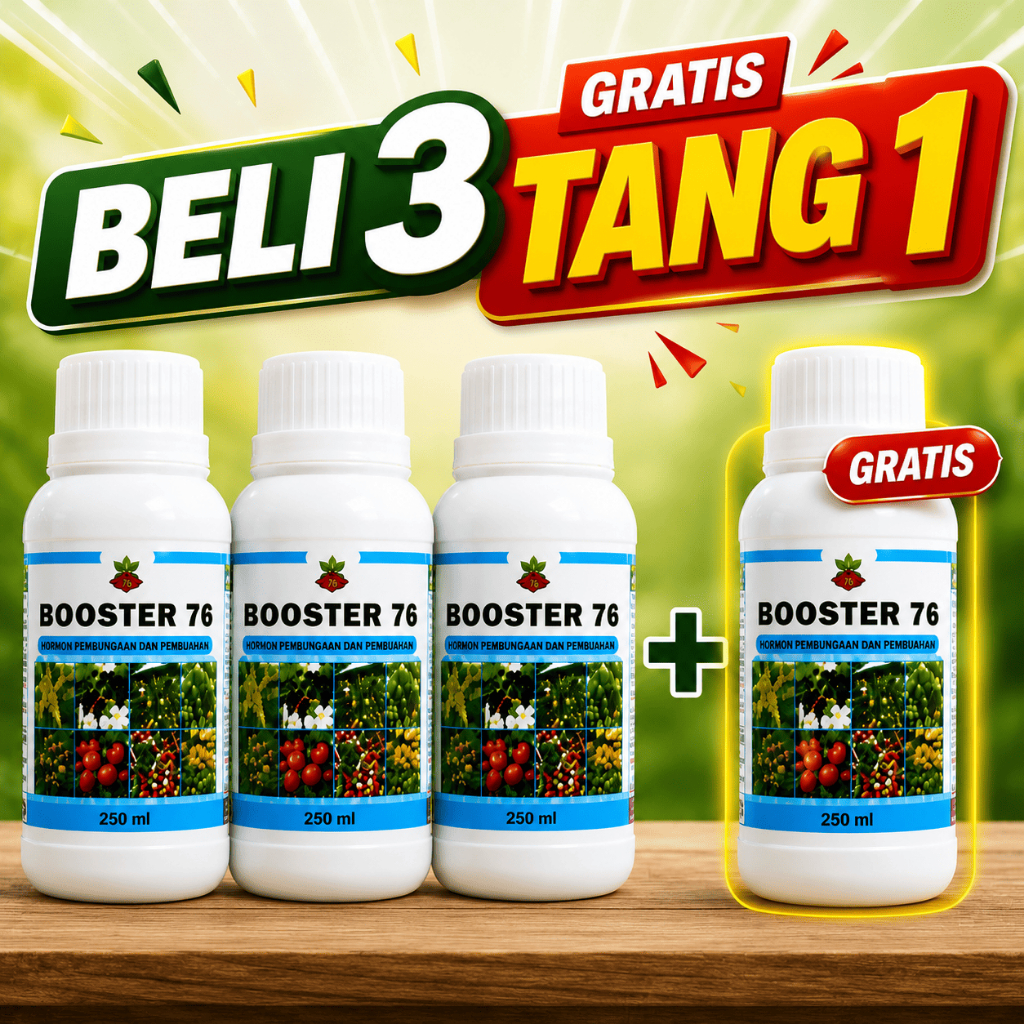 [Beli 3 Gratis 1] Booster 76 Hormon Tanaman 250ML untuk Tanaman Buah