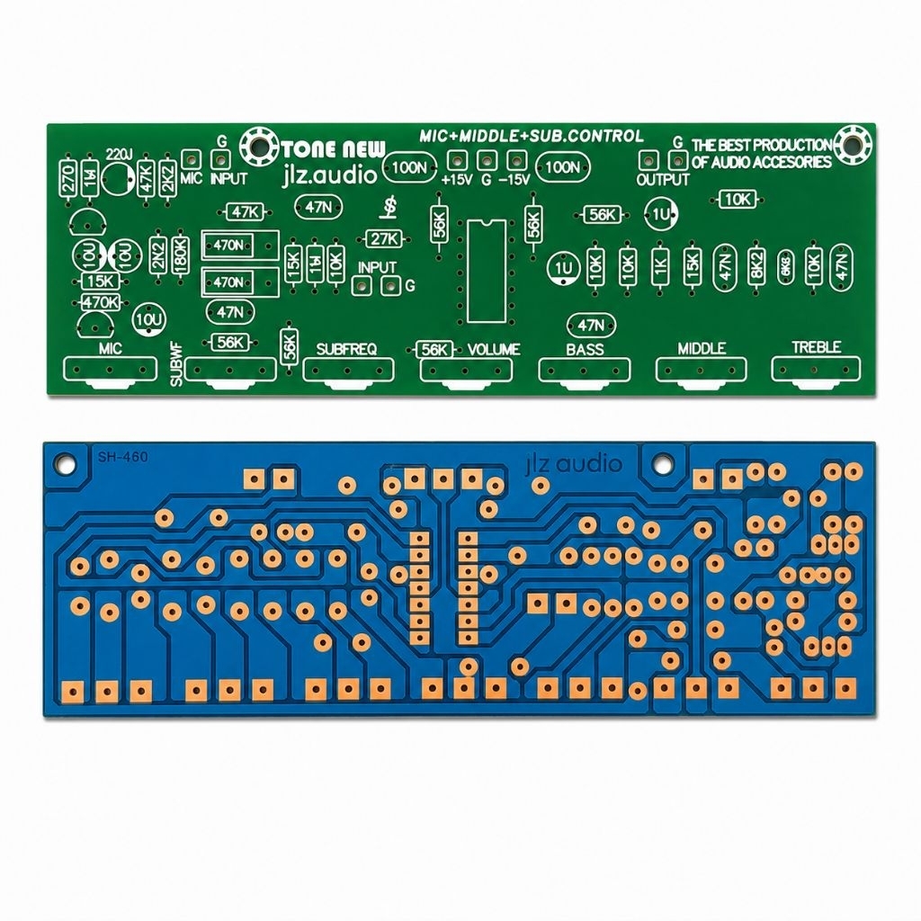 PCB Tone Control New MIC + Middle + Sub Control