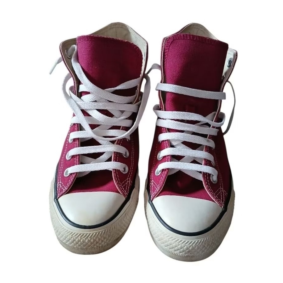 Converse All Star HI Maroon ORIGINAL Second 95% Size 41 Lengkap Box