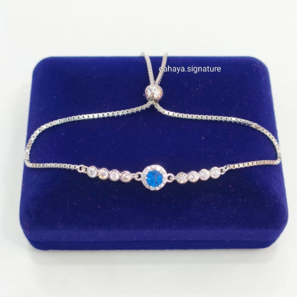 Gelang Dewasa Serut Silver 925 Asli