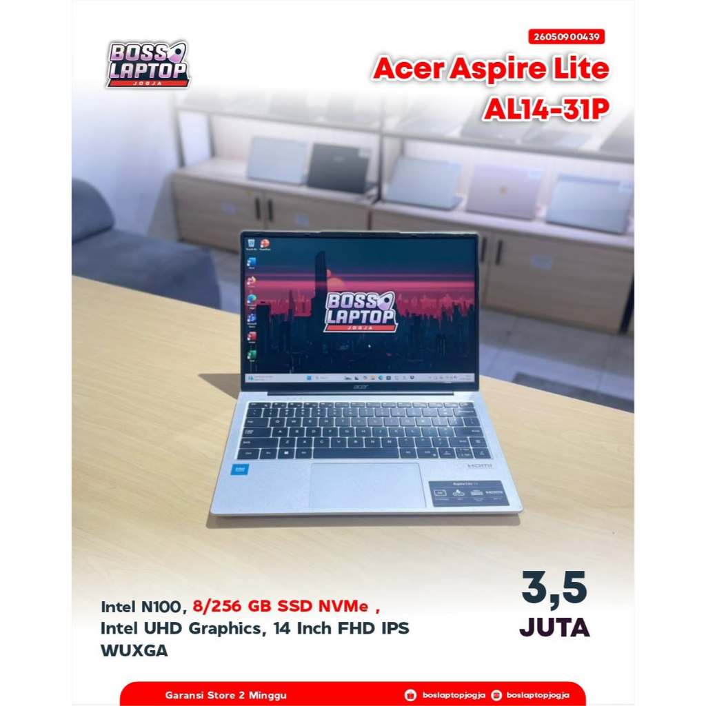 Acer Aspire 14 lite INTEL N100 8/256 GB