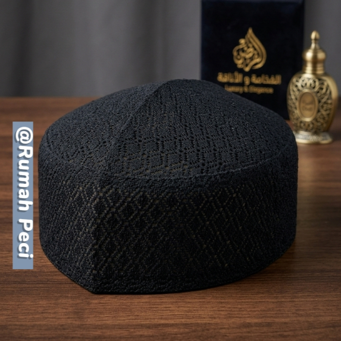 TERBARU PECI SONGKOK KOPIAH ALDANT JARING PECI JARING PECI JARING PUTIH DAN HITAM