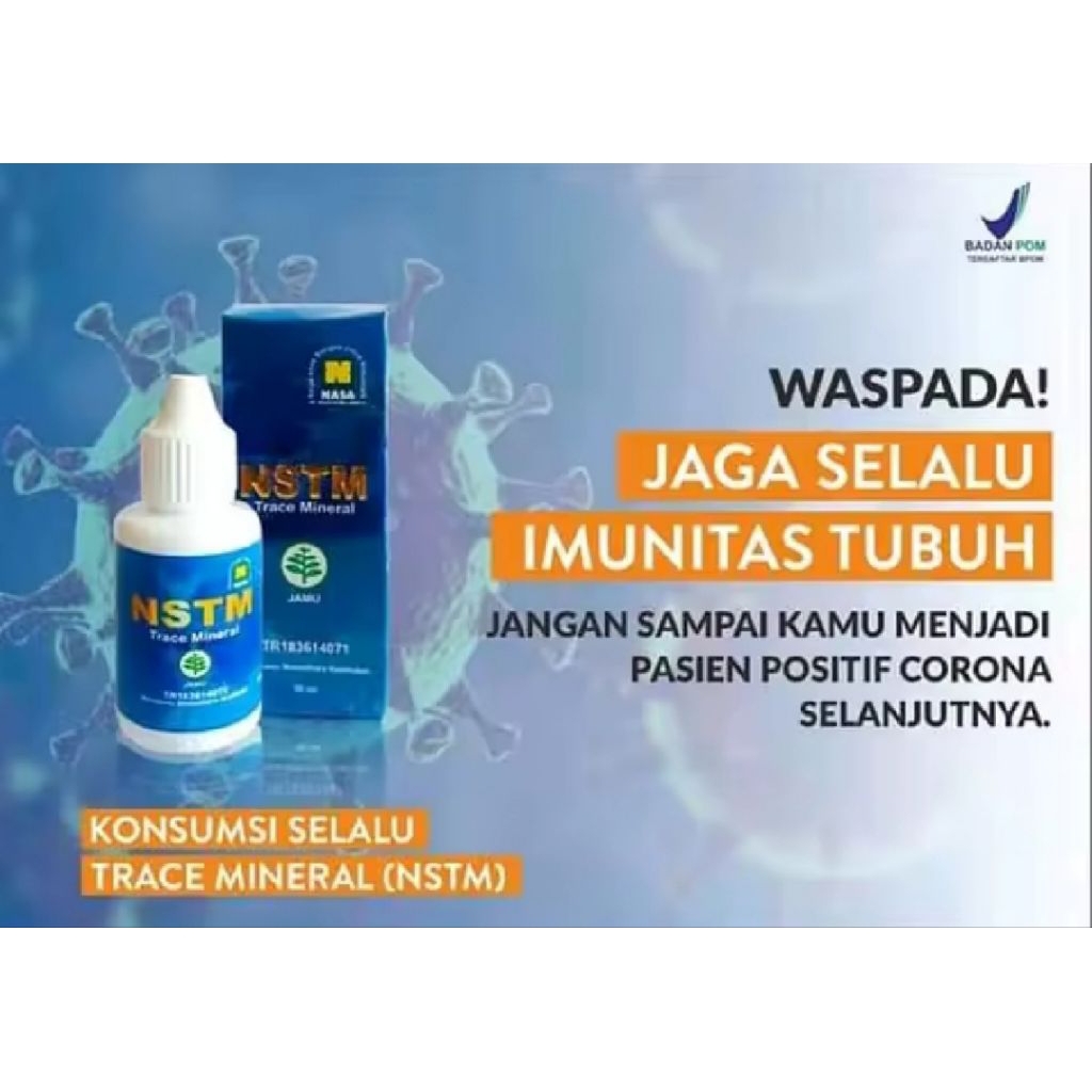 NSTM Nasa Original Trace Mineral Membantu Memelihara Kesehatan Kekebalan Tubuh Herbal Obat Mata BPOM