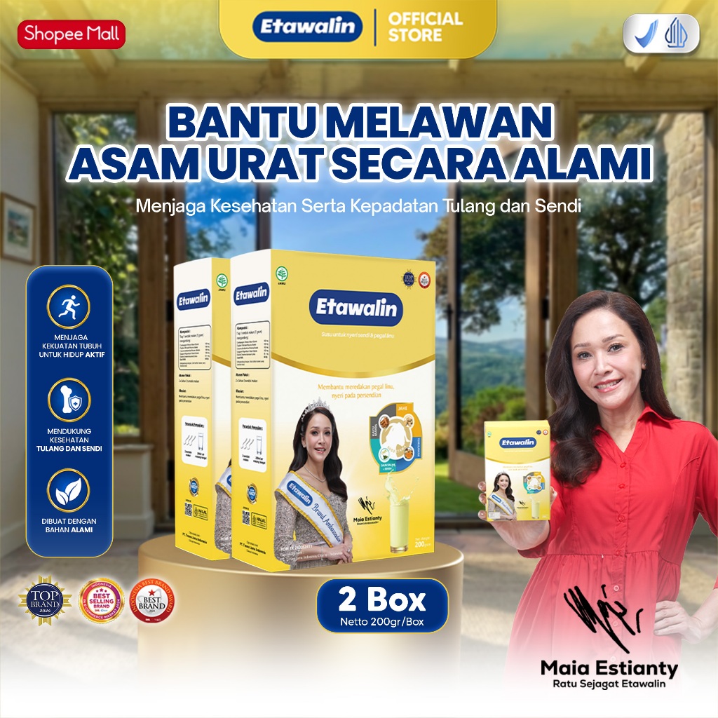 Etawalin Kesehatan Alami Mengatasi Nyeri Sendi dan Pegal Linu isi 2 Box