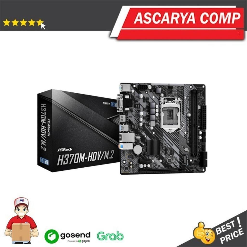 Motherboard Asrock H370M HDV/M2 LGA1151 M.2 PCIe Gen3 x4 M-Atx