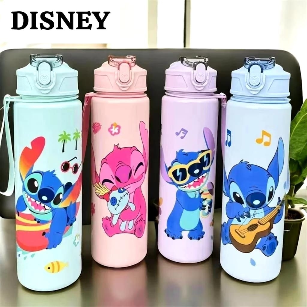 [CEWEK] BOTOL MINUM 900ML + SEDOTAN KLIK ANAK PEREMPUAN STITCH DISNEY / BOTOL MINUM ANAK / TUMBLER A