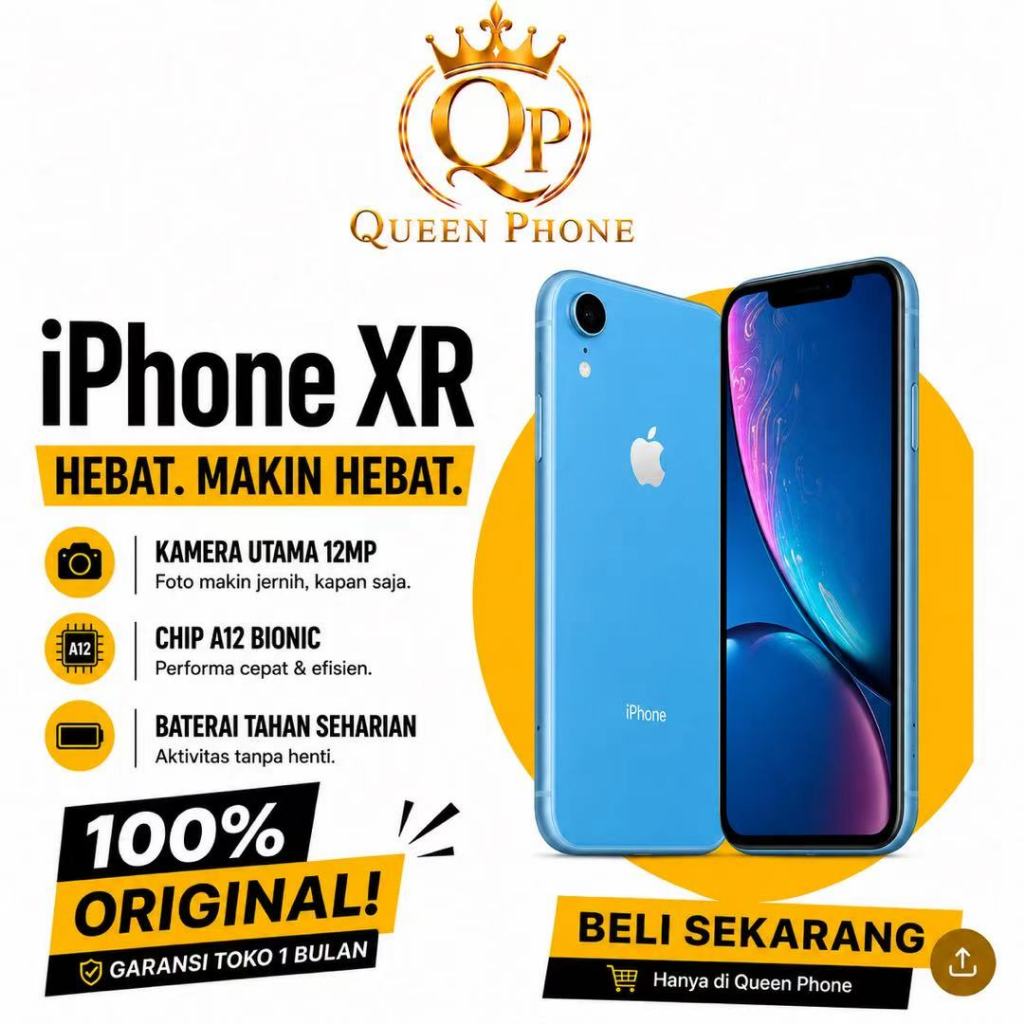 IP XR 64GB/128GB SECOND LIKE NEW FULLSET NO MINUS