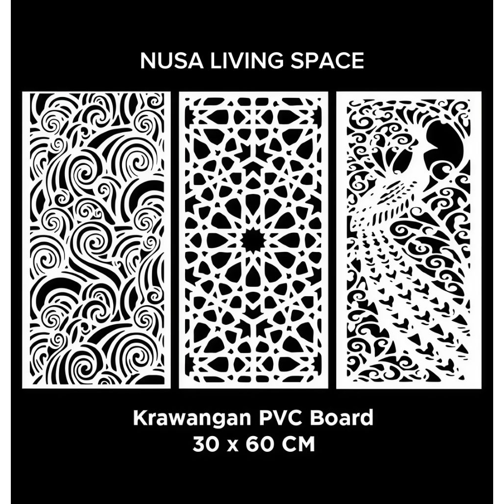 krawangan pvc foam board/krawangan panel dinding