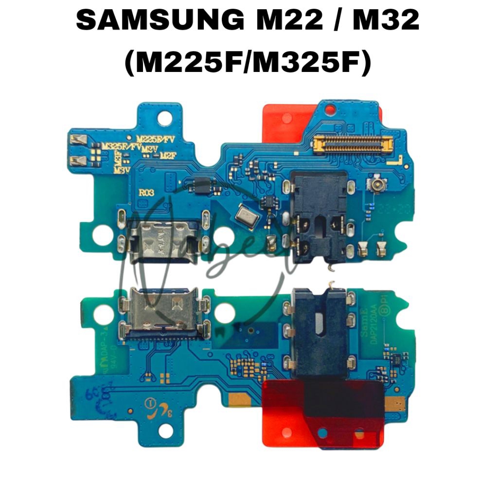 CONECTOR CAS / PCB CAS / PAPAN CAS HP SAMSUNG M22 / M32 (M225F/M325F) ORI