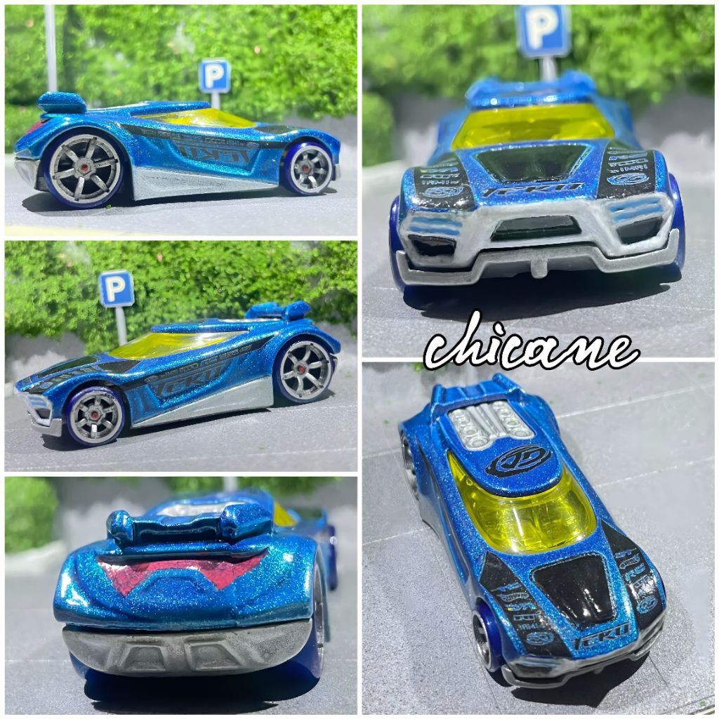 Diecast Hot Wheels CHICANE Acceleracers CUSTOM - scale 64 - pajangan display