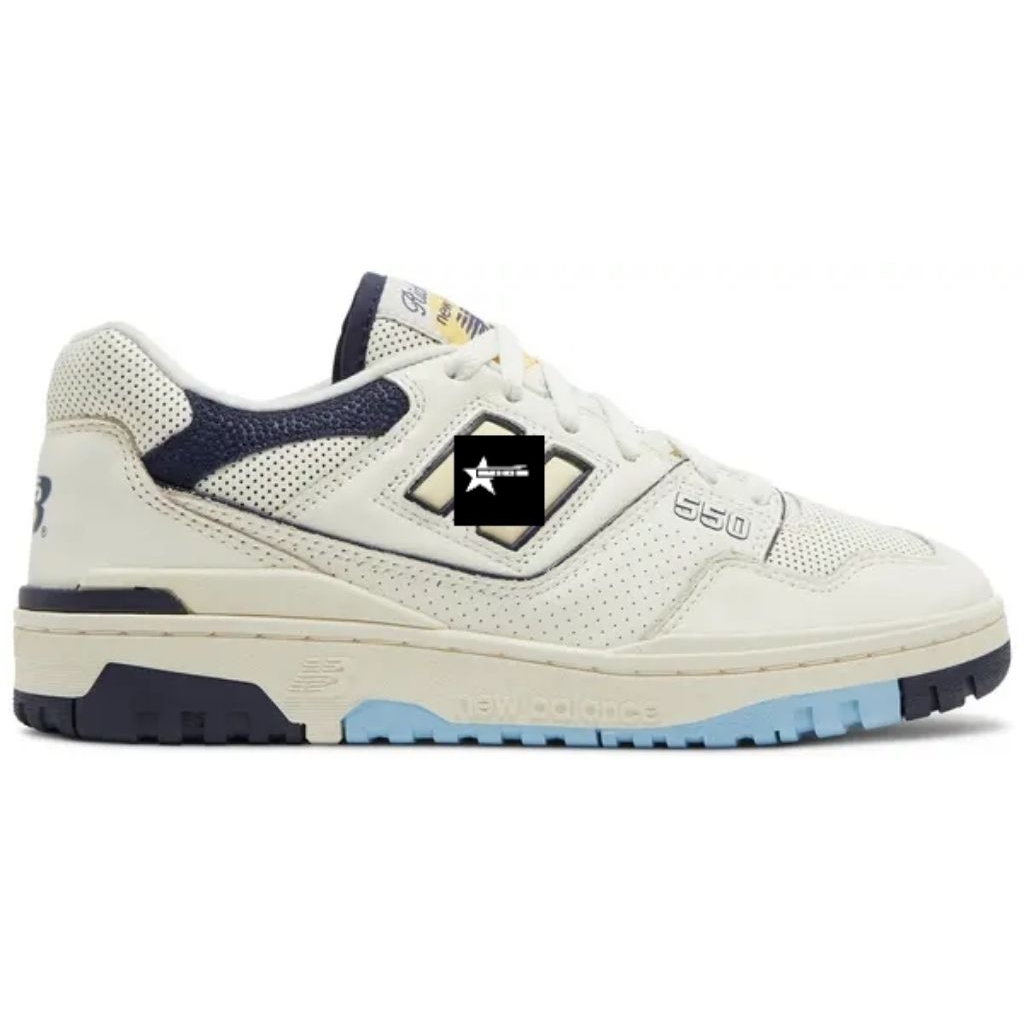 Sepatu Rich Paul X NB 550 White Navy
