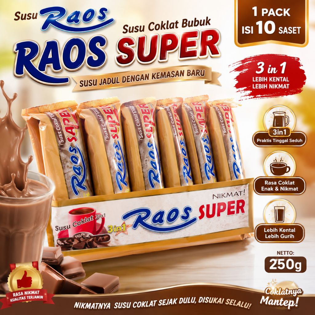 Susu raos susu (jadul) kemasan baru /1pack