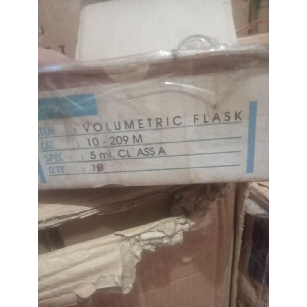 Labu Ukur (Volumetric Flask) dari IWAKI PYREX50ml