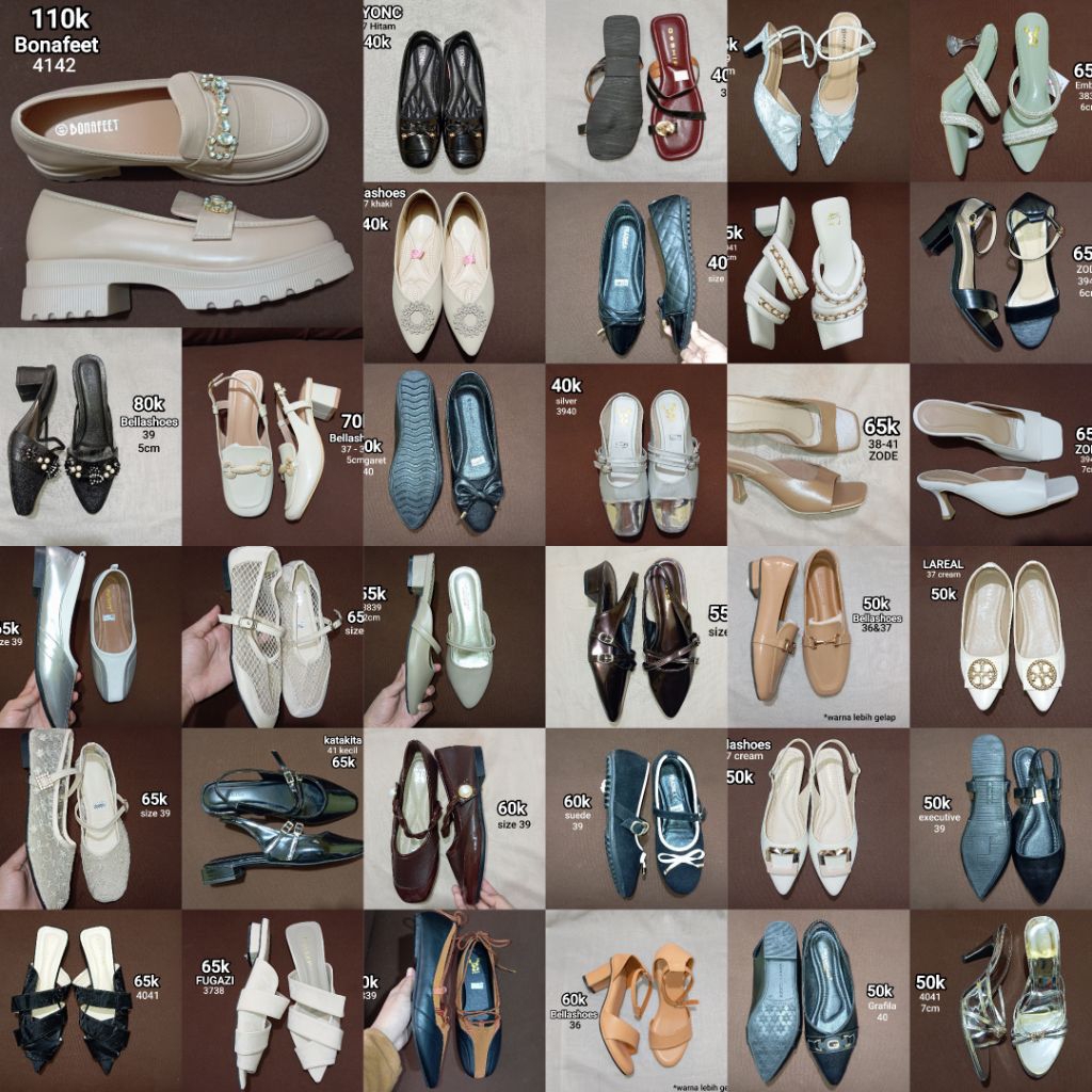 BARU SENDAL HEELS FLATSHOES SPEEDCAT DOCMART WANITA