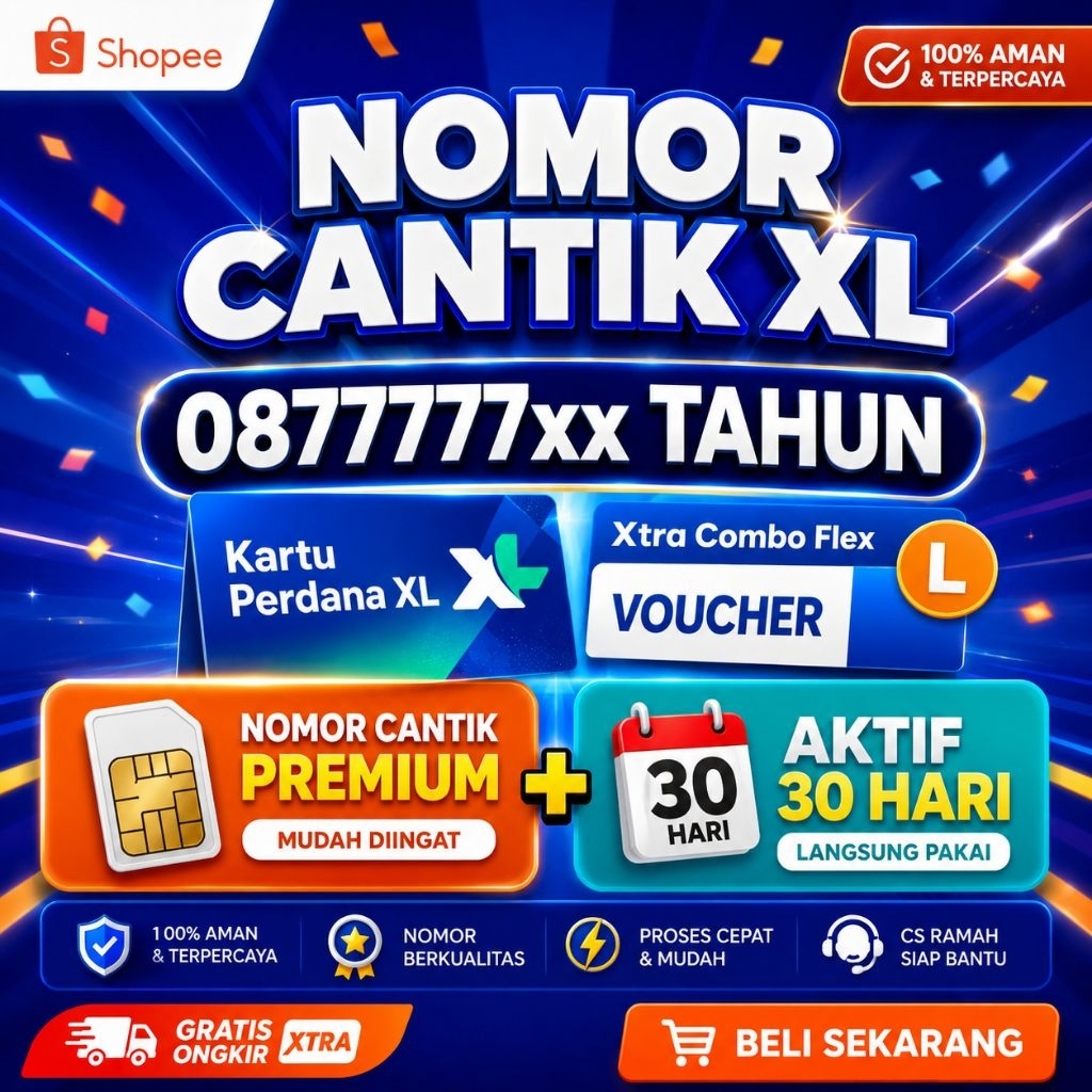 NOMOR CANTIK XL SERI TAHUN LAHIR 2000 tahun 1999 XL 087777