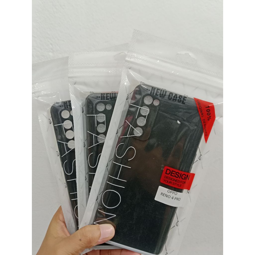 Case Hitam Polos Oppo Reno 4pro Reno5 Reno 6 4G