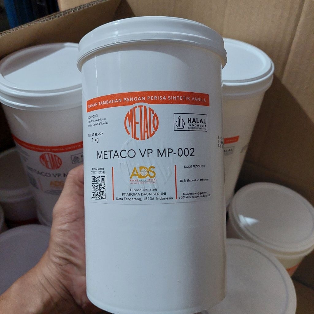 Vanili Kuning - Vanili Metaco VP MP-002 Kemasan 1 kg