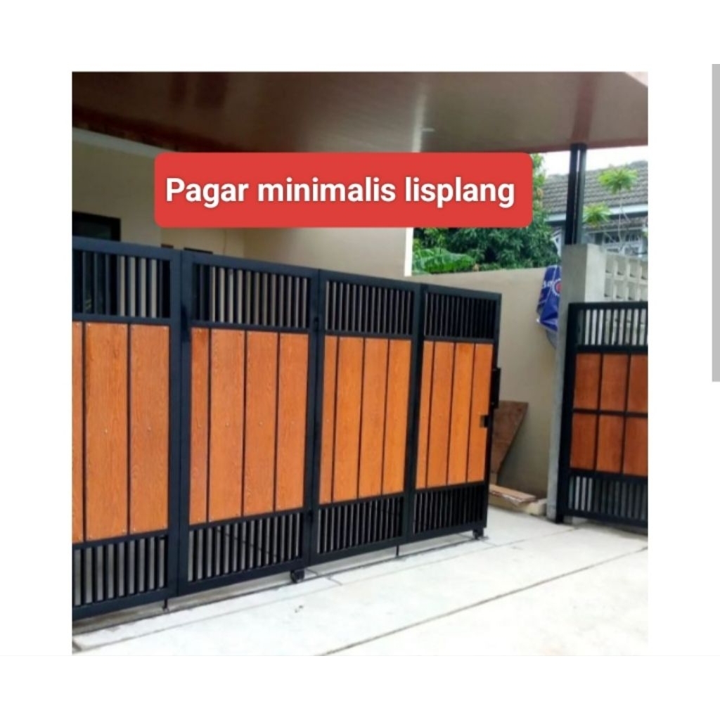pagar minimalis lisplang