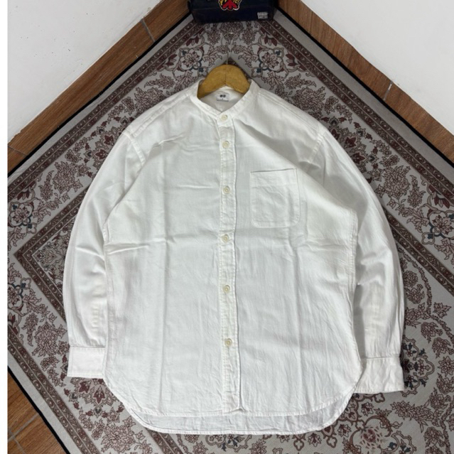 Kemeja Panjang U Shanghai White Second
