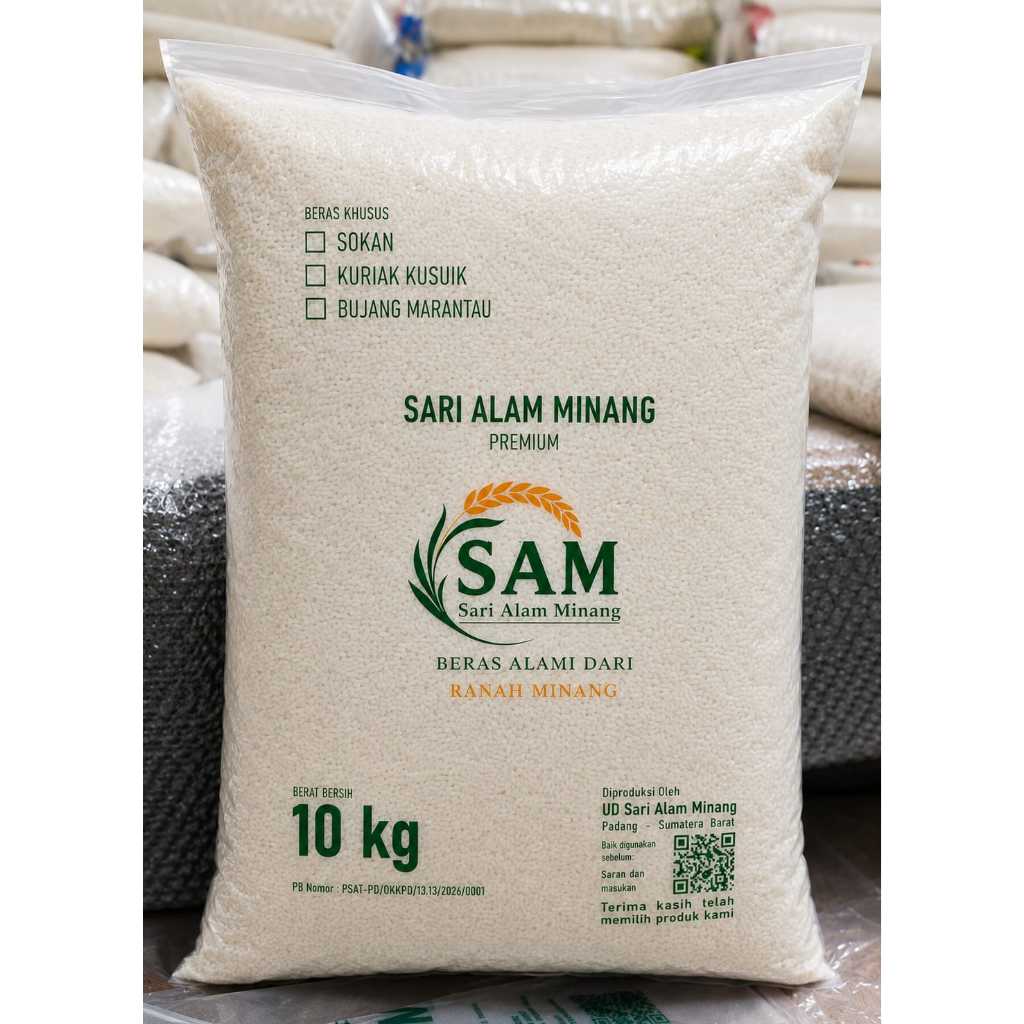 Beras Bujang Marantau kemasan 10 kg