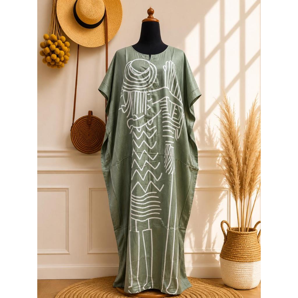 Daster Rayon LD140 SUPER Jumbo Nyaman Dan Elegan / daster lowo payung kimono
