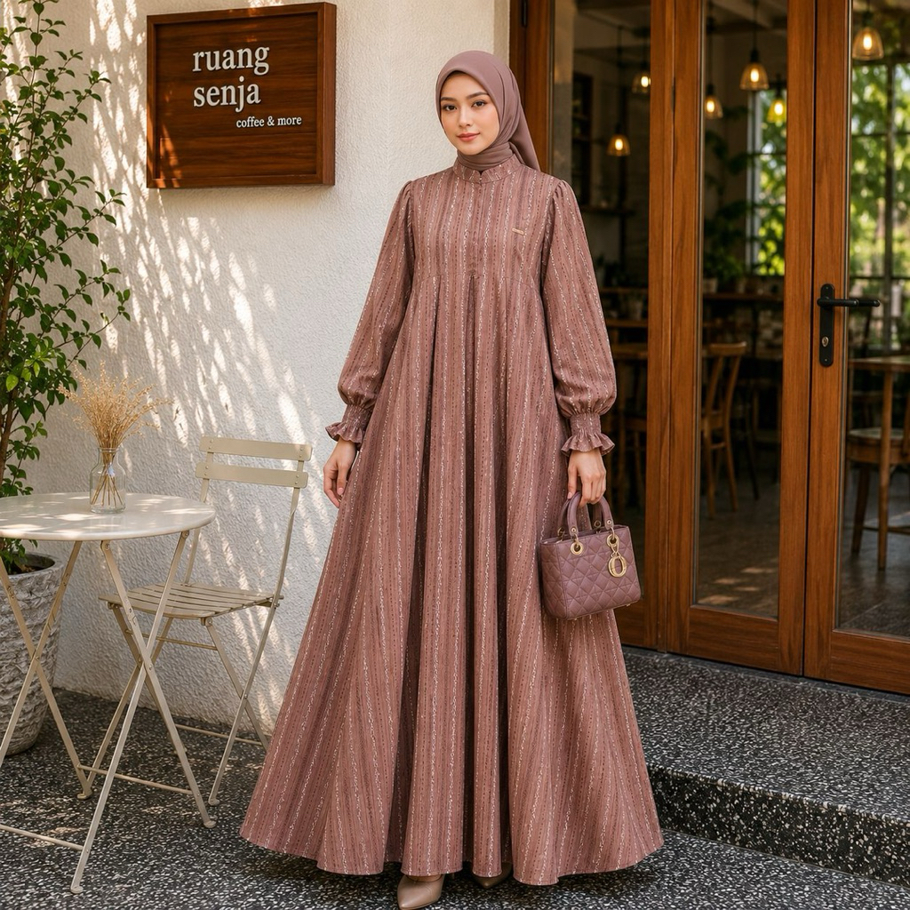 HEELAN DRESS By ZIYA DAILY FASHION ~ Gamis Rayon Premium Terbaru