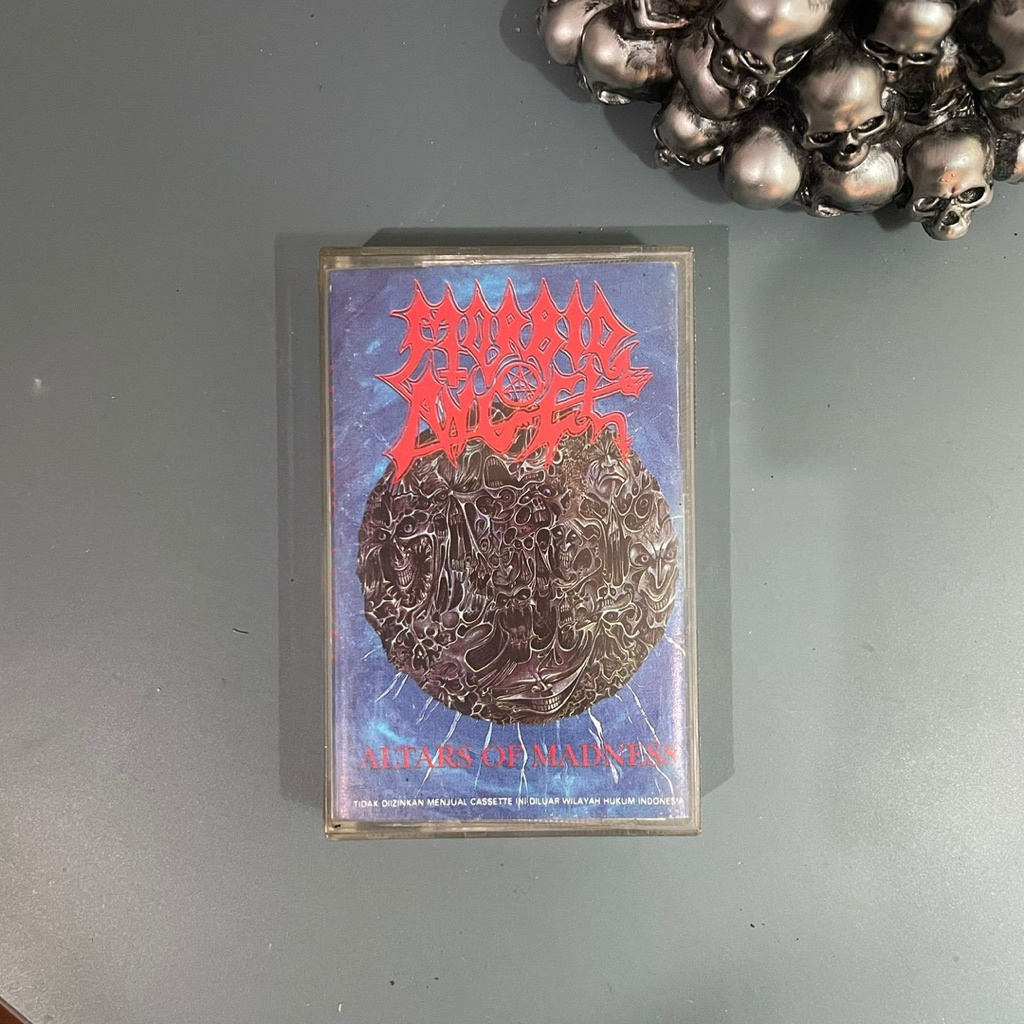 Kaset Pita Death Metal Barat-Morbid Angel-Altars Of Madness-Second