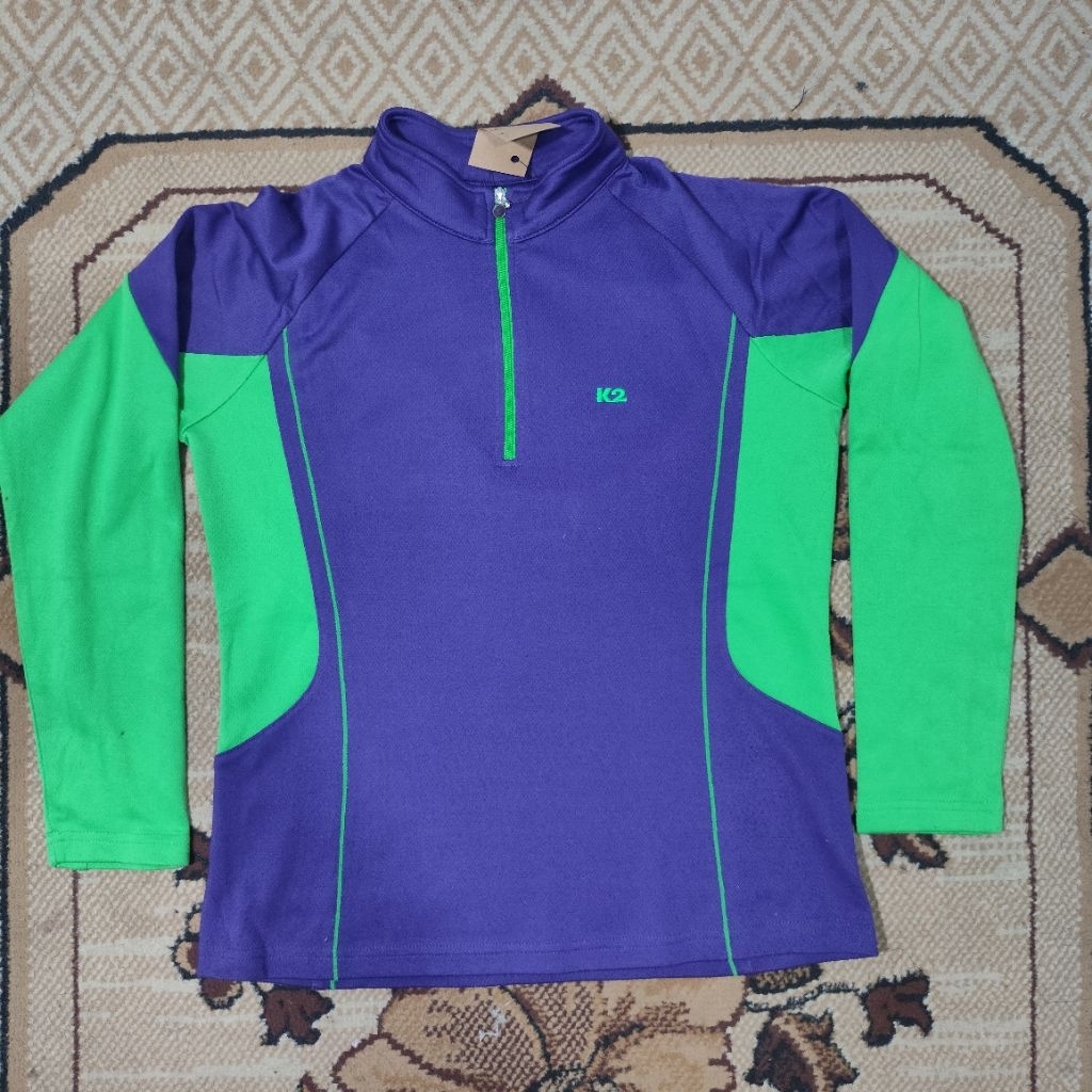 BASELAYER K2 LENGAN PANJANG BAJU HIKING BAJU OUTDOOR KAOS LARI KAOS RUNNING