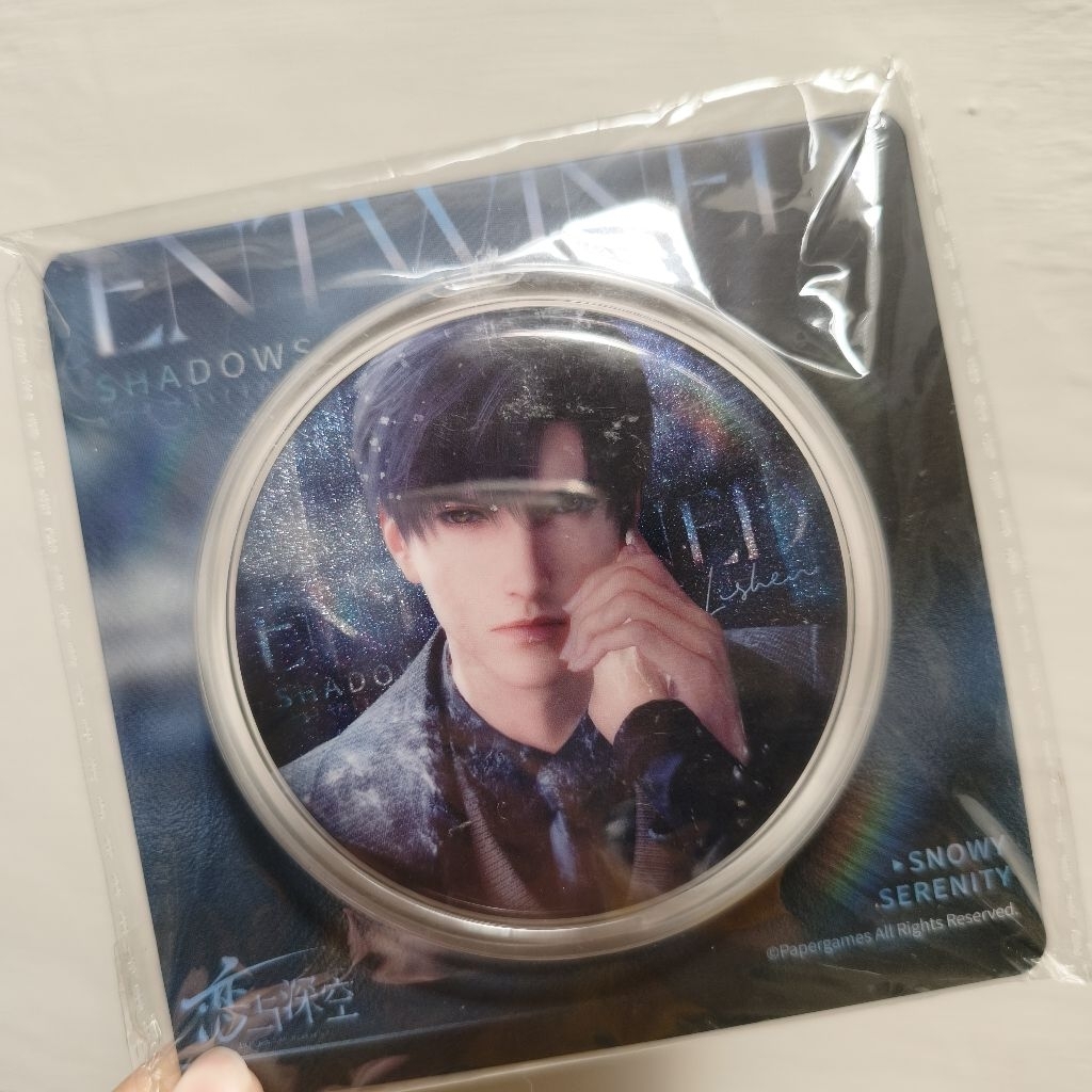 Official LADS Badge Zayne Entwined Shadows | Love and Deepspace Merch