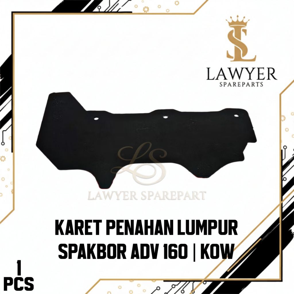 Karet Penahan Lumpur Spakbor Bawah Motor Mudflap Body Protector Cover ADV 160 | Guard Splash RR
