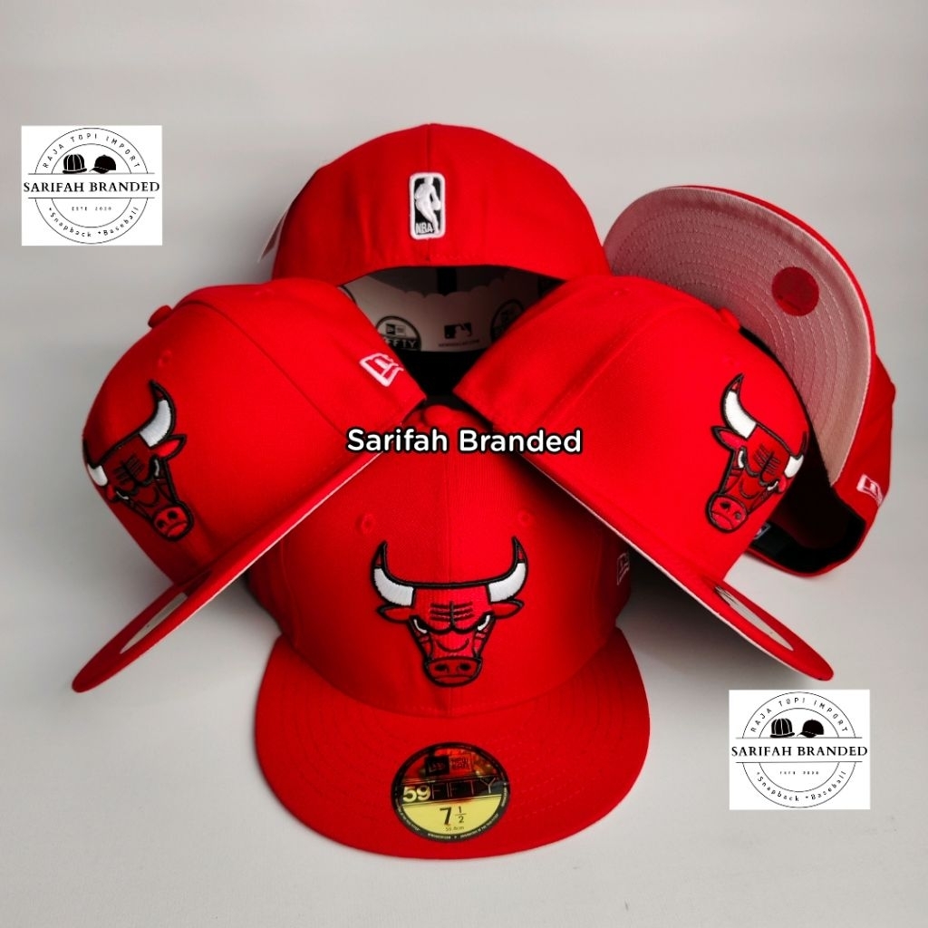 Koleksi Topi Build Up Chicago Bulls AA+ Import - Topi Snapback Fitted Banteng Import