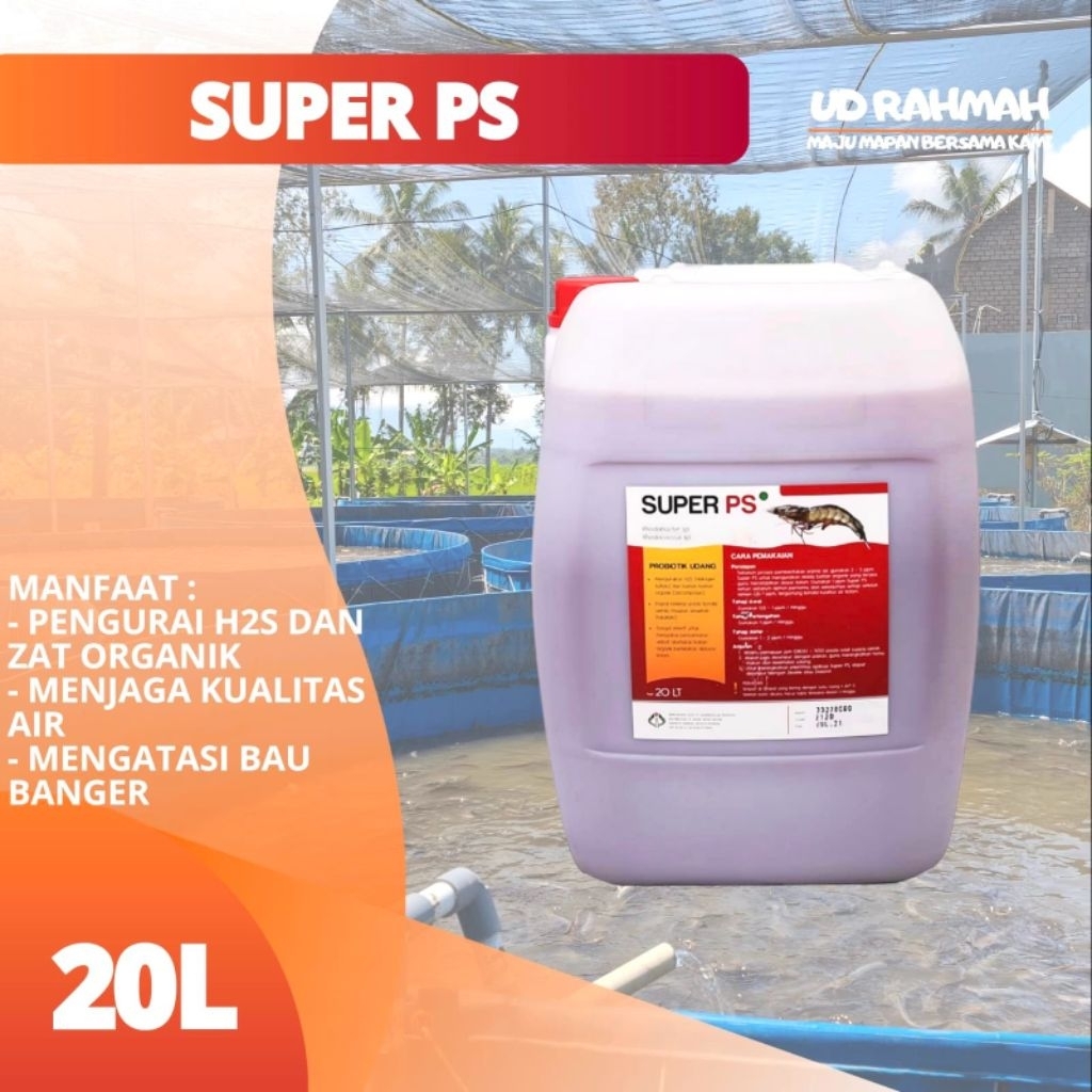 Super ps 20 kg probiotik udang dan ikan