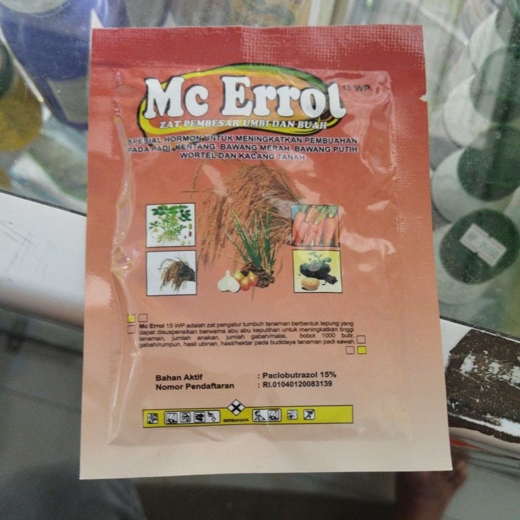 Mc Errol 100g - Paclobutrazol 15% untuk Meningkatkan Pembuahan Tanaman