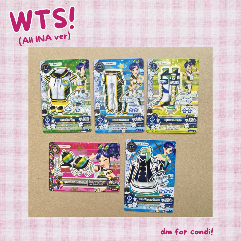 Kartu Aikatsu Aoi Futuring Girl Rare Set