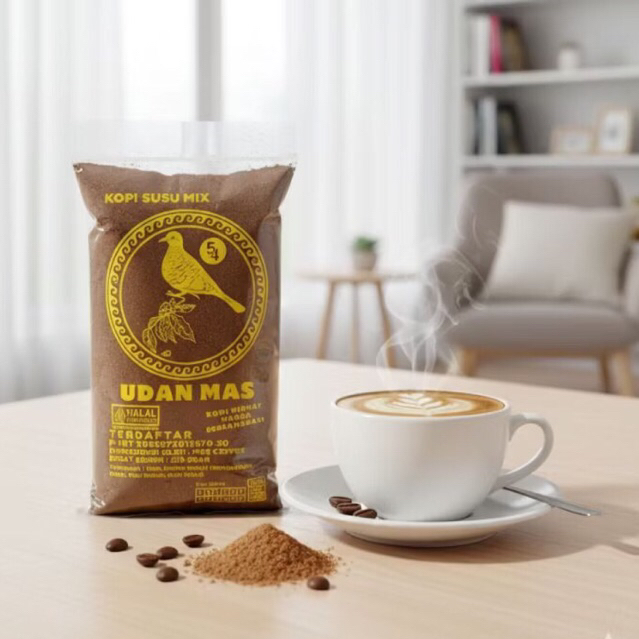 KOPI SUSU MIX UDAN MAS CAP PERKUTUT (250gr)
