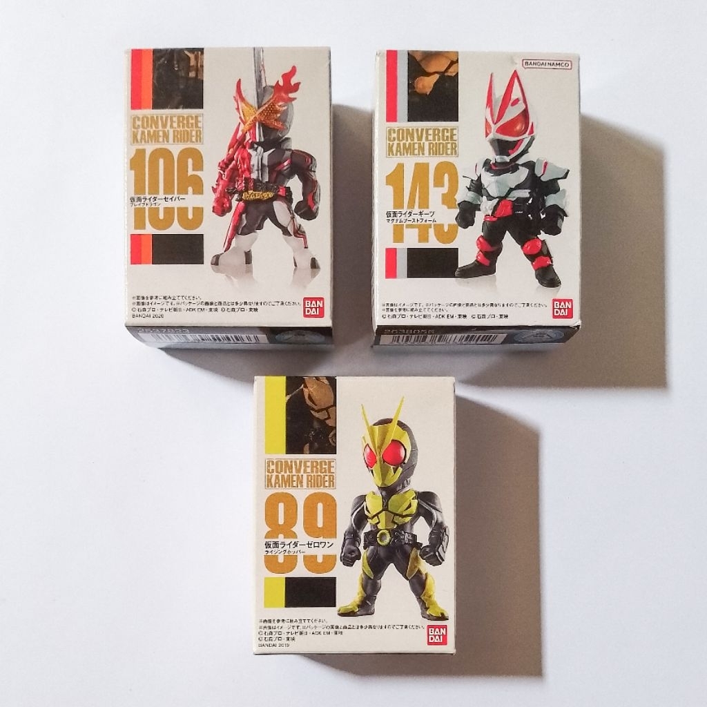Converge Kamen Rider Geats Saber Zero One