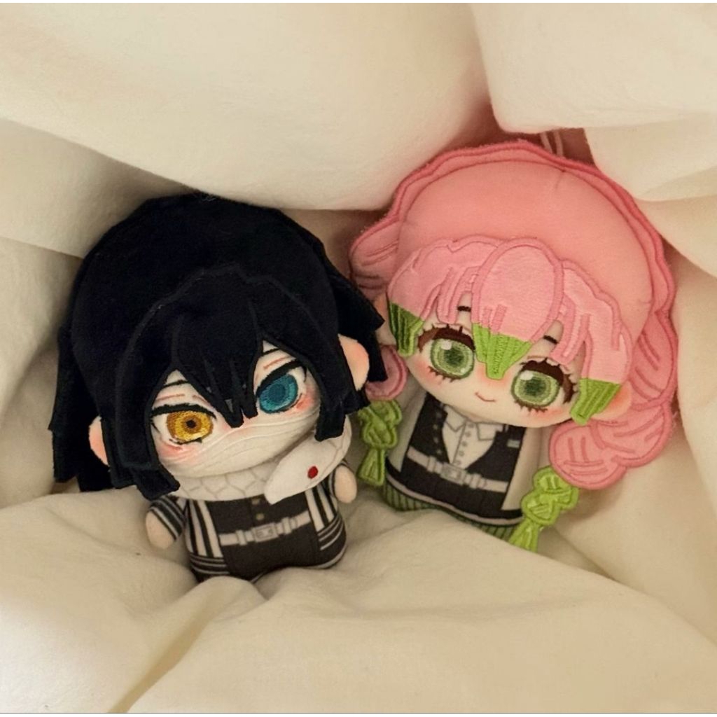 [READY STOCK] Plush Doll 10CM Iguro Obanai dan Kanroji Mitsuri