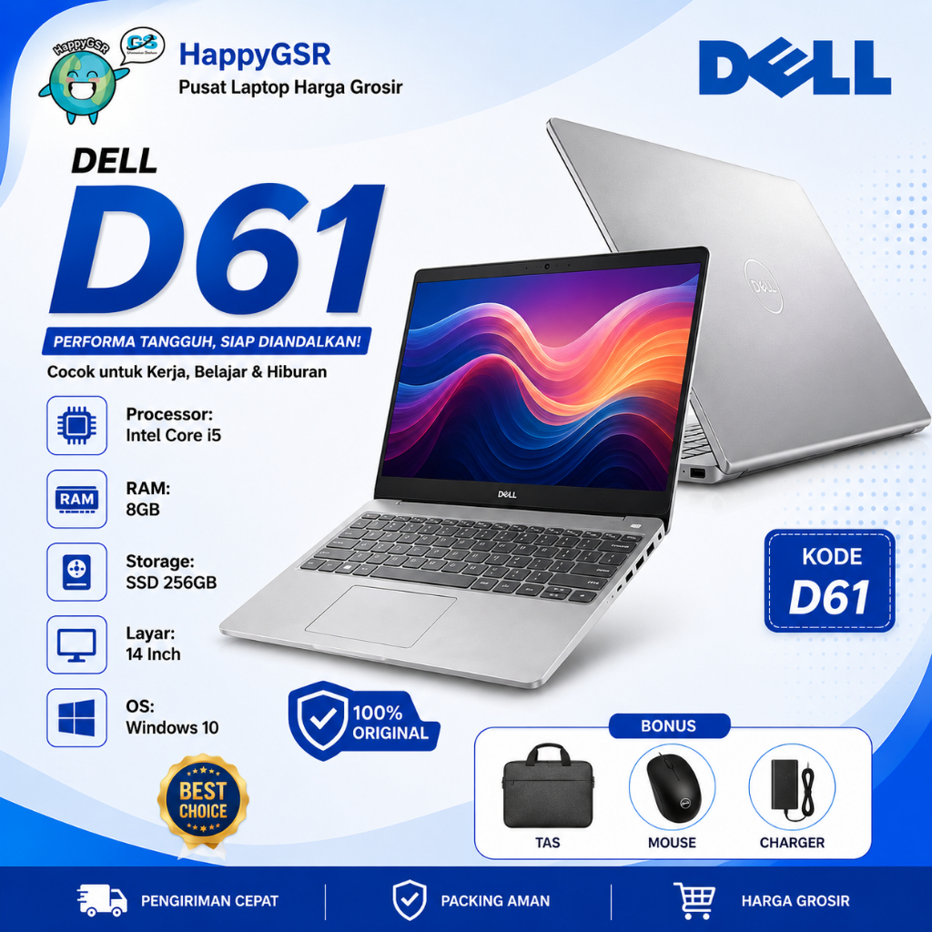 D61/Laptop DELL G8 i5 RAM8 SSD 256GB 14inc/LaptopHappyGSR