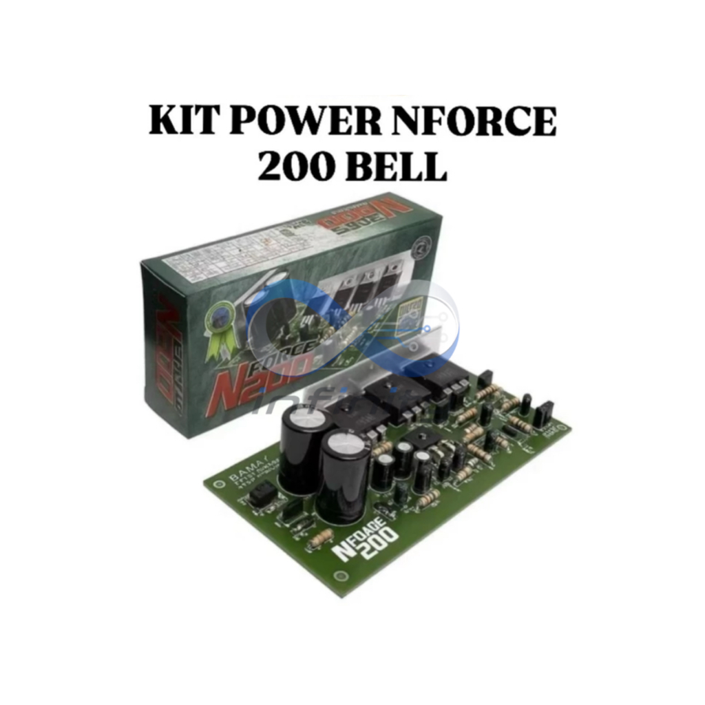 Kit Power Amplifier Stereo N Force 200 Bell BGR
