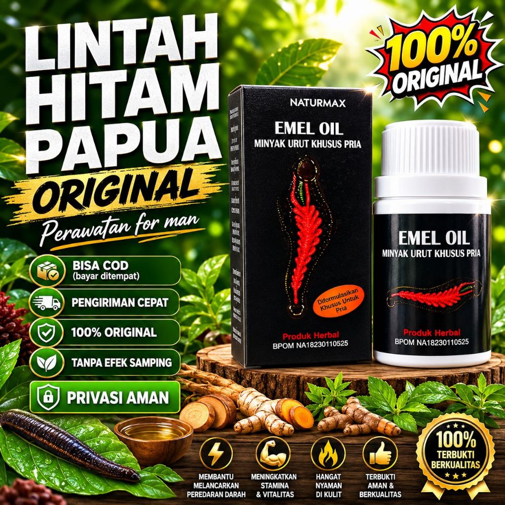 TOP 1 Minyak Lintah Hitam papua asli original