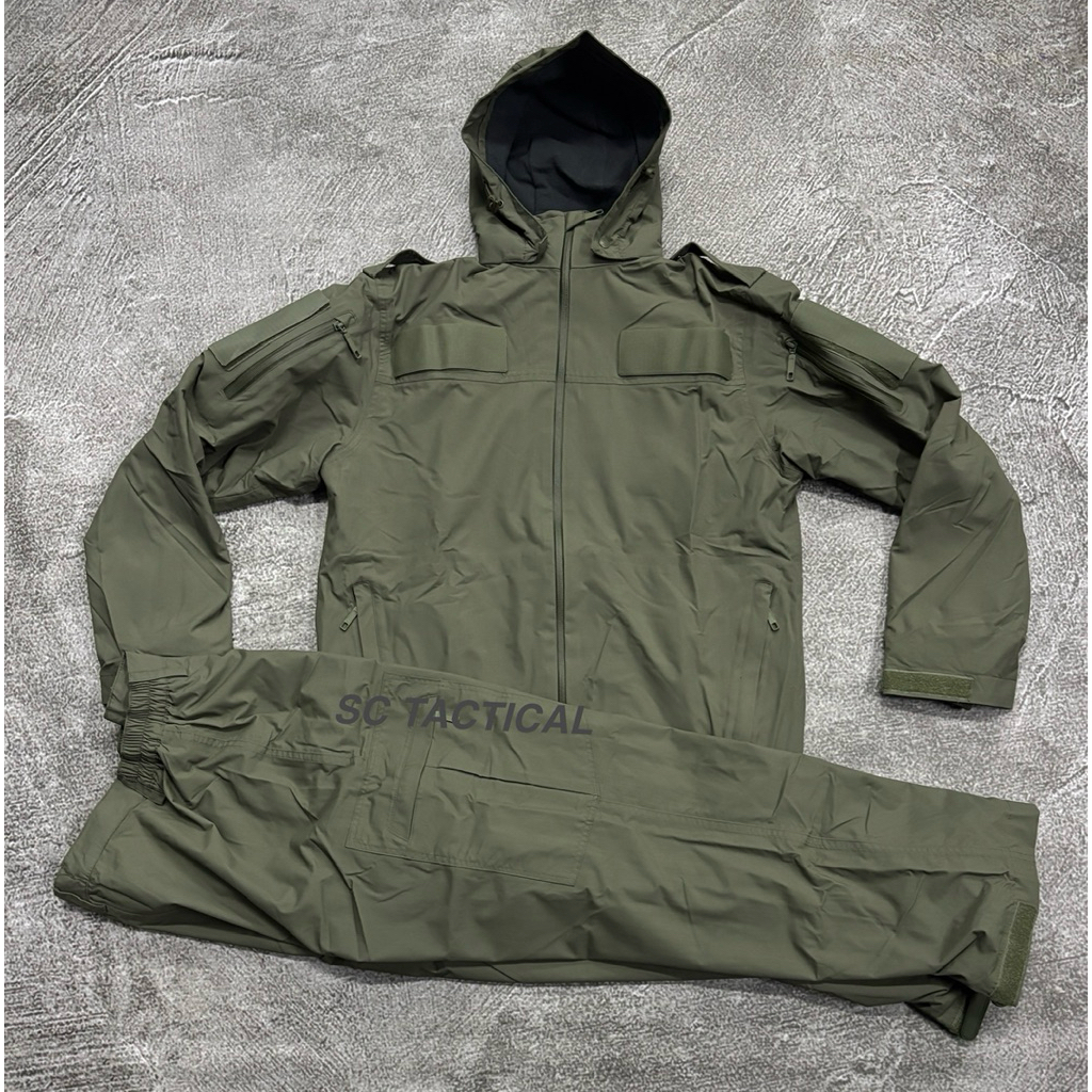 Jas Hujan Jatah Brimob Hijau/Jas Hujan BKO Brimob/Jas Hujan Pembagian Brimob/Rain Coat Brimob