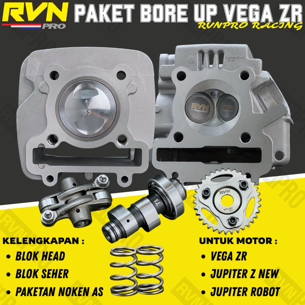 PAKETAN BORE UP PAKET BOREUP PAKET BLOK SEHER BORING BOREUP HEAD NOKEN AS CHAMSHAFT SENTRIK GESER TI