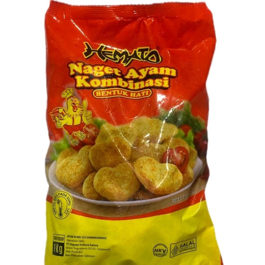 Hemato Nugget Ayam Bentuk Hati 1kg