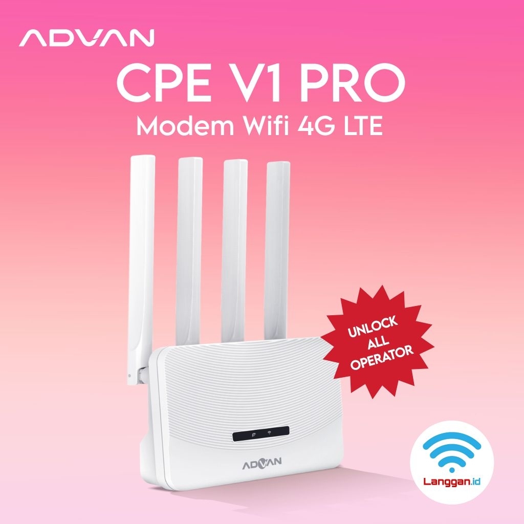 Advan CPE V1 Pro Modem ADVAN CPE ROUTER START ADVAN MODEM UNLOCK WIFI MIFI WLAN 4G LTE