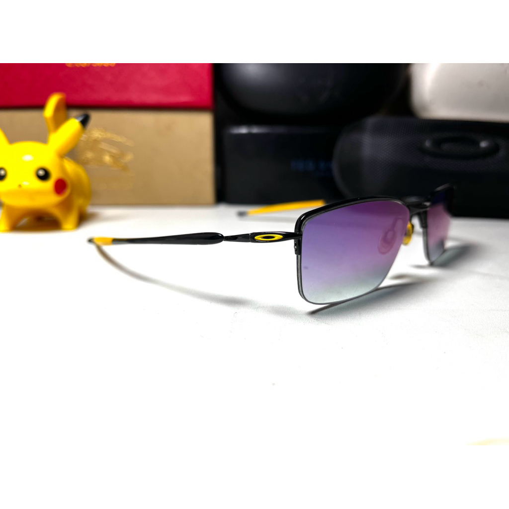 frame kacamata second original Oakley transistor 22-235 polished black