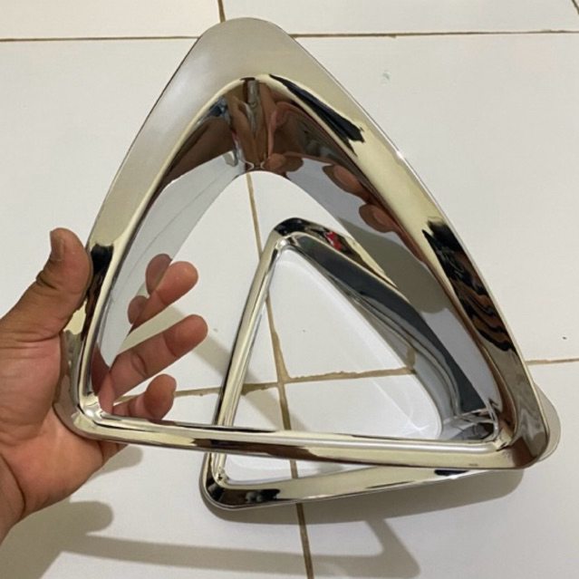 cover ring foglamp agya ayla lama 2012 2014 2016 Platinum chrome
