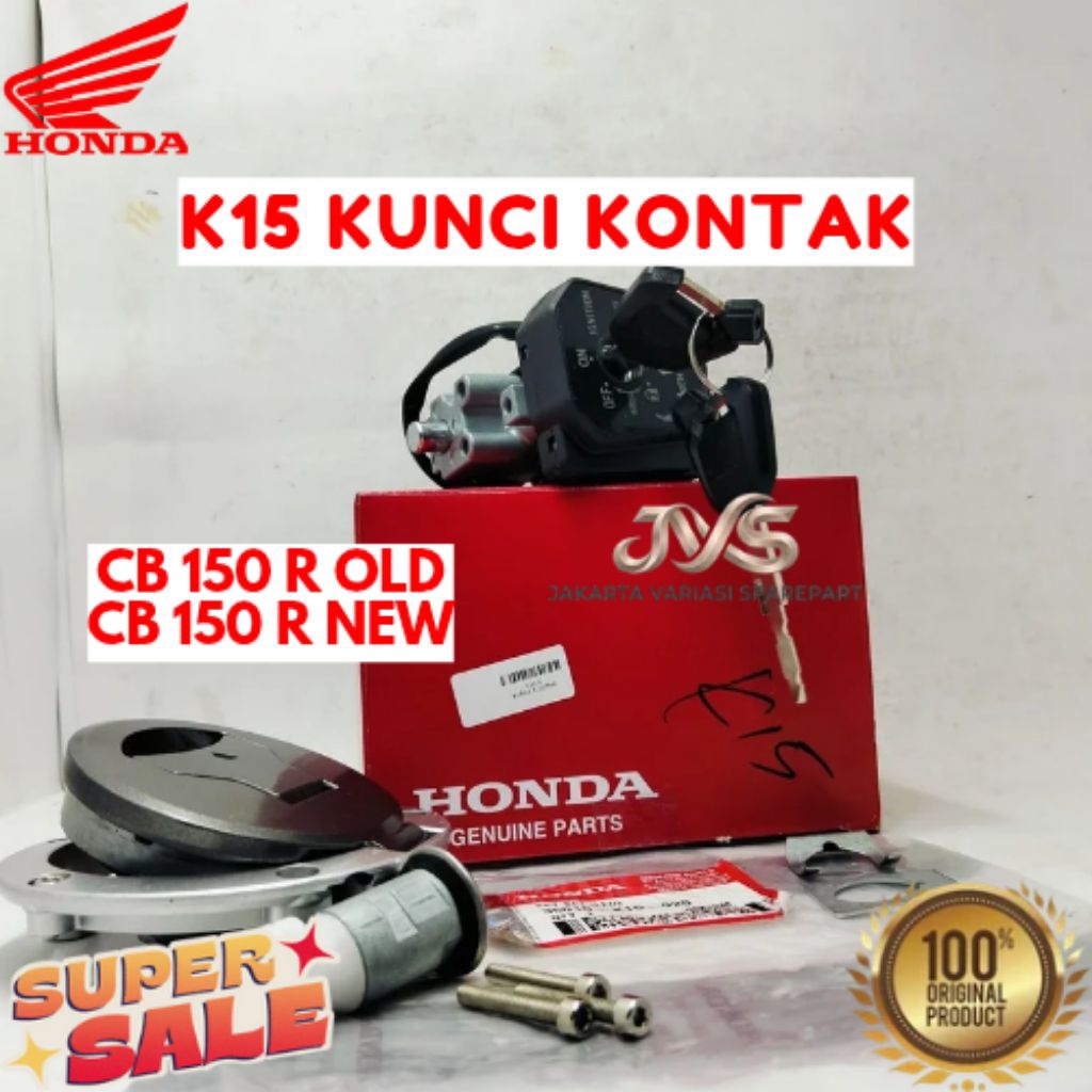 KUNCI KONTAK KODE K15, KUNCI KONTAK CB 150 R OLD, KUNCI KONTAK CB 150 R NEW