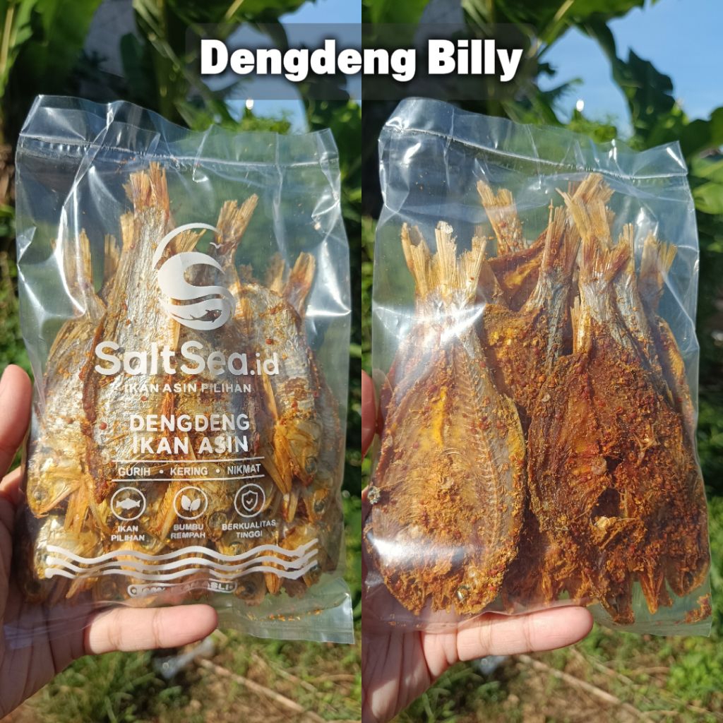 Paket Hemat Dendeng Ikan 5 Varian | Teri, Layur, Billy, Kerisi & Tumbro | SaltSea.id