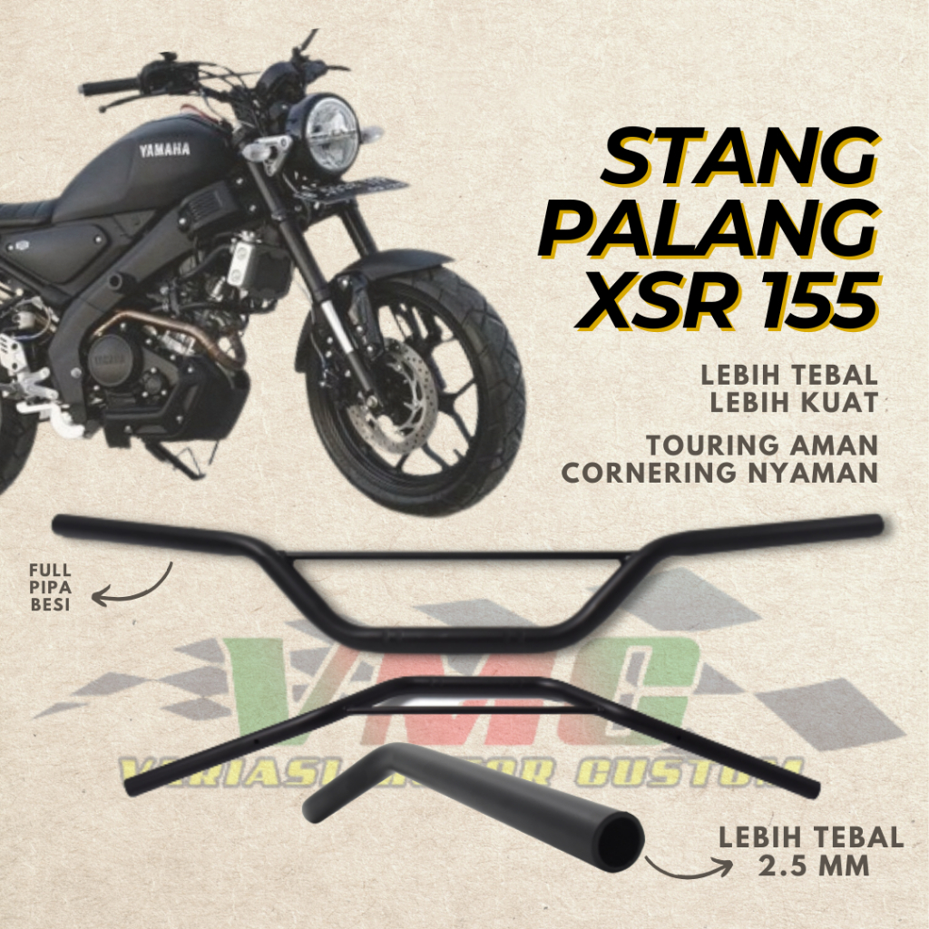 Stang XSR 155 | Stang XSR 155 Tracker Touring | Stang Palang Motor Custom Tebal 2.5 mm